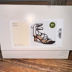 A New Day- Black Strappy Heels 🖤